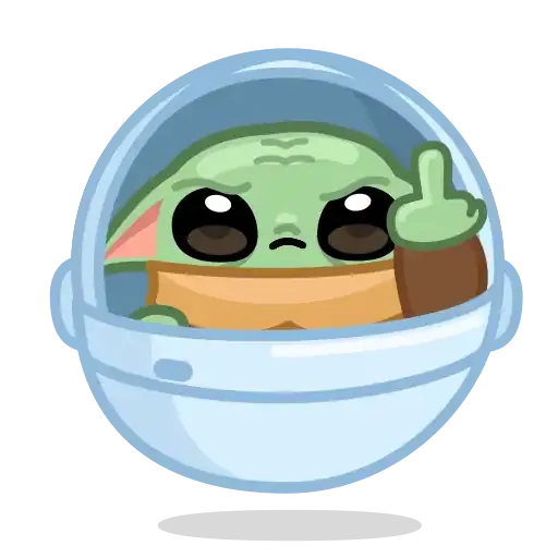 Baby yoda - Sticker 19