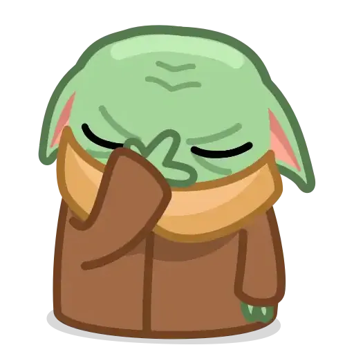 Baby yoda - Sticker 20