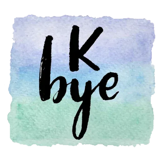 watercolor english - Sticker 30