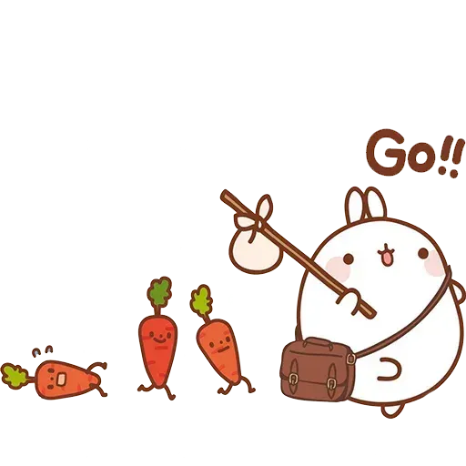 Molang lalalalala - Sticker 29