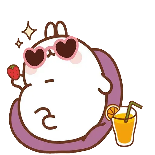 Molang lalalalala - Sticker 23