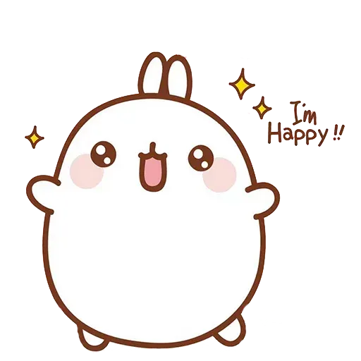 Molang lalalalala - Sticker 24