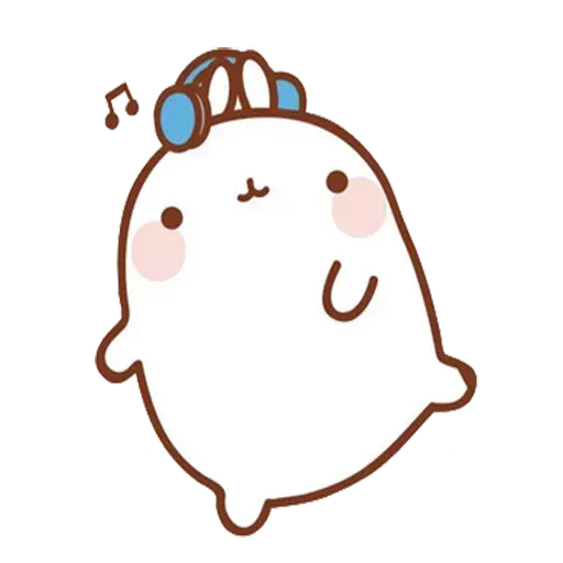 Molang lalalalala - Sticker 21
