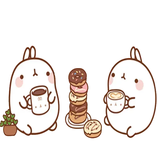 Molang lalalalala - Sticker 9