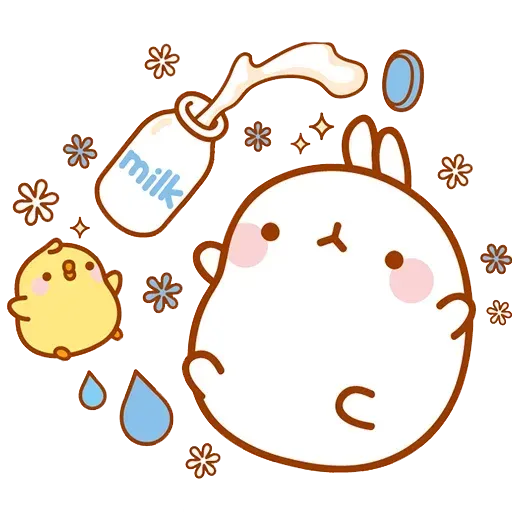 Molang lalalalala - Sticker 11