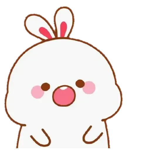 Cute Rabbit - @CelebritiesMood - Sticker 16