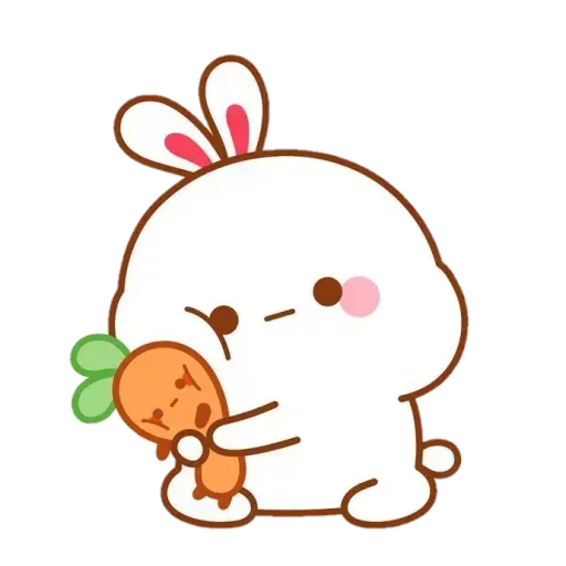 Cute Rabbit - @CelebritiesMood - Sticker 15