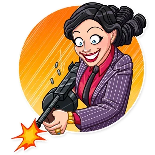 Mafia Girl - Sticker 22