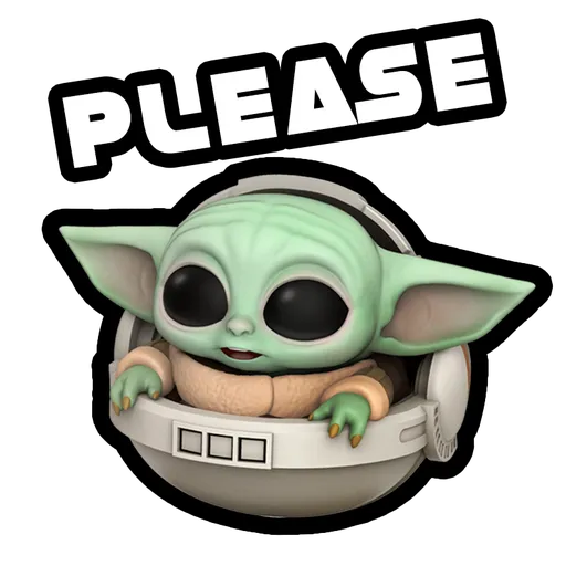 Baby Yoda By Projecteva Whatsapp Stickers Stickers Cloud