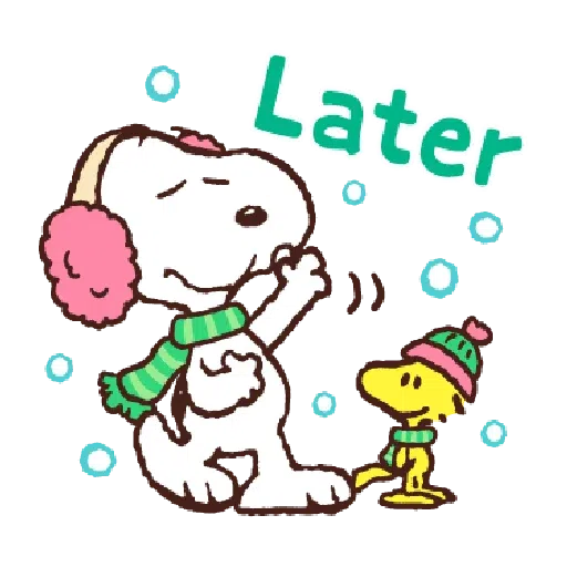 Winter Snoopy - Sticker 23