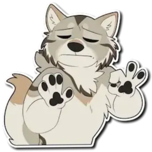 Major Wolf - Sticker 11