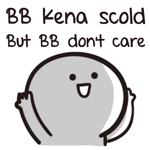 Bb never tell - Sticker 14