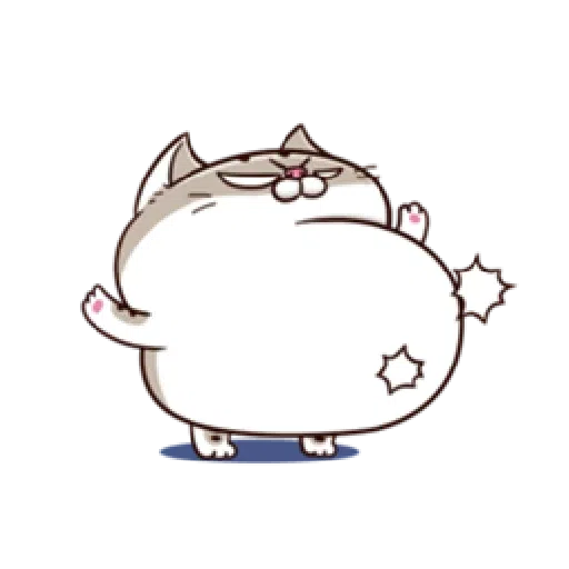 Ami fat cat7 - Sticker 18