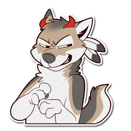 Greiy wollf - Sticker 22