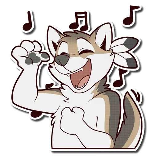 Greiy wollf - Sticker 12