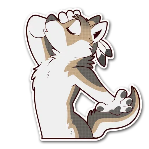 Greiy wollf - Sticker 19
