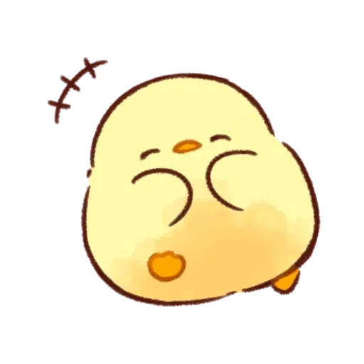 soft and cute chick 19 - Sticker 21