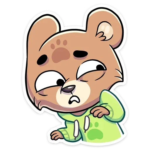 Cute Bear - Sticker 27