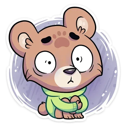 Cute Bear - Sticker 17