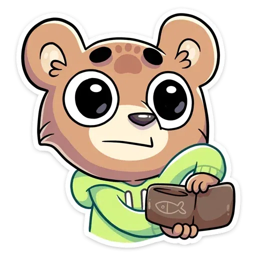 Cute Bear - Sticker 18