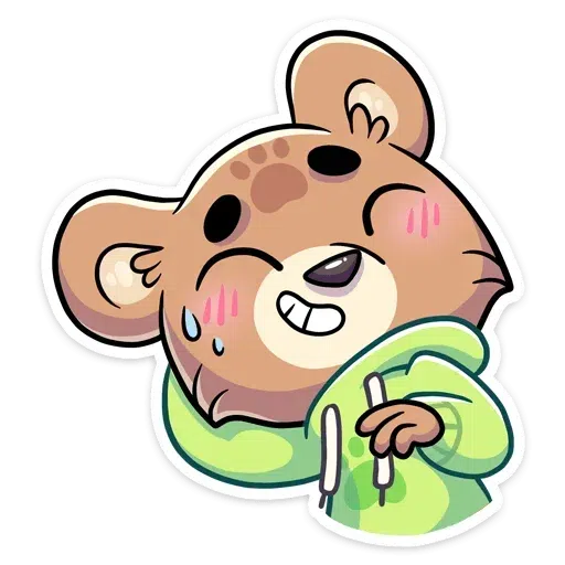 Cute Bear - Sticker 21