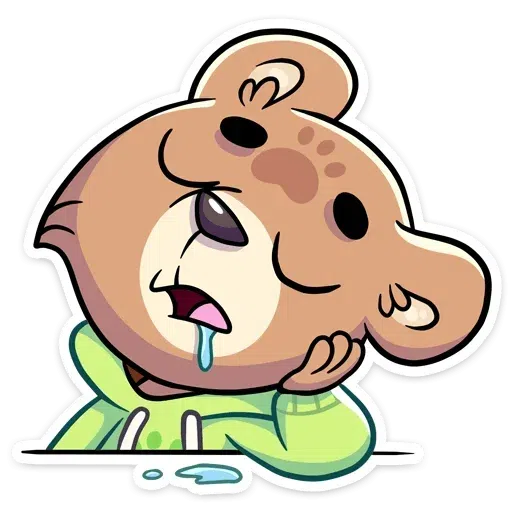 Cute Bear - Sticker 19