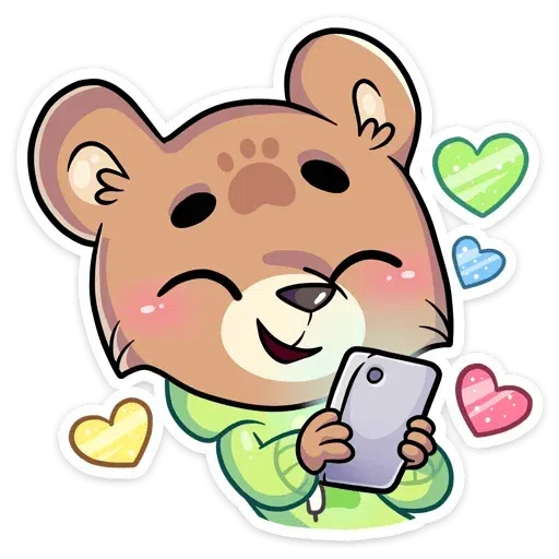 Cute Bear - Sticker 26