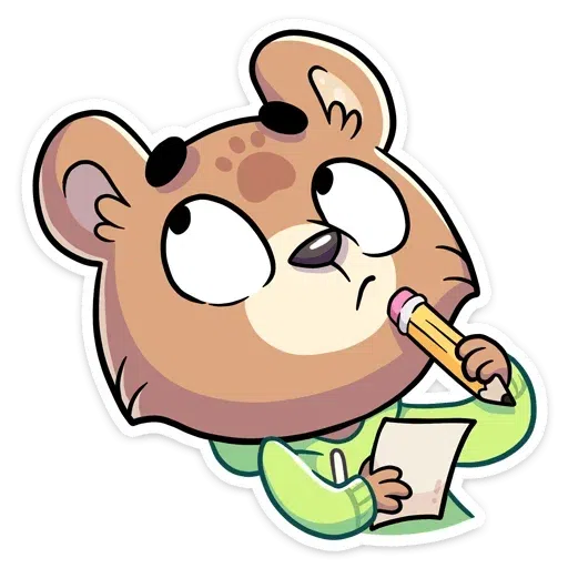 Cute Bear - Sticker 10