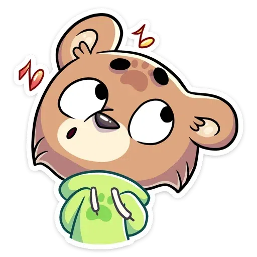 Cute Bear - Sticker 25