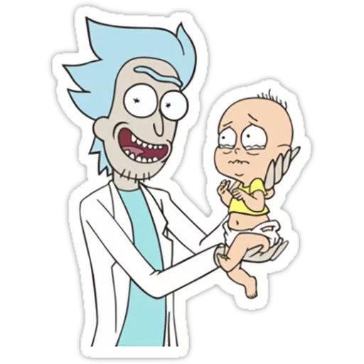 Rick & Morty 3 - Sticker 15