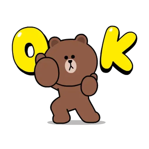 Line friends stickers 1 - Sticker 12