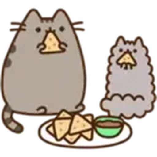 Pusheen Eating Pack - Sticker 20