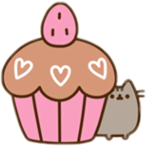 Pusheen Eating Pack - Sticker 13