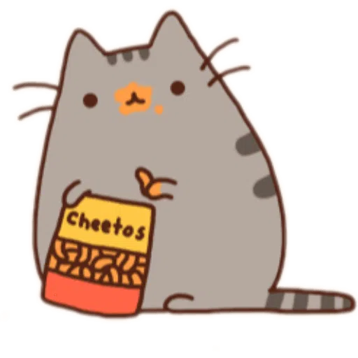 Pusheen Eating Pack - Sticker 15