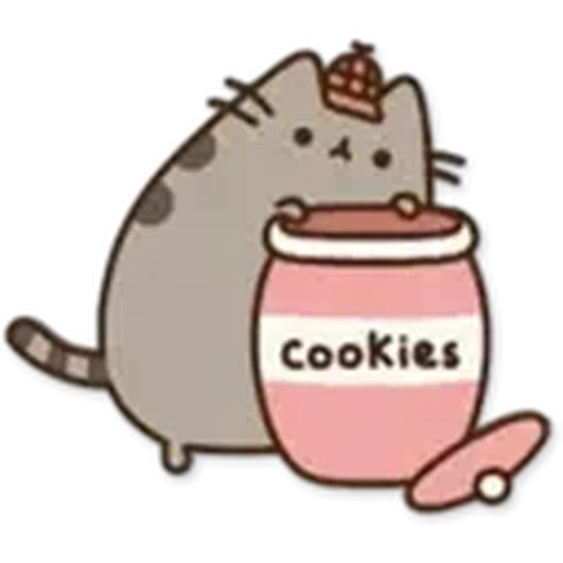 Pusheen Eating Pack - Sticker 17