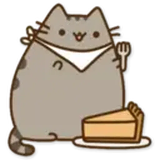Pusheen Eating Pack - Sticker 25