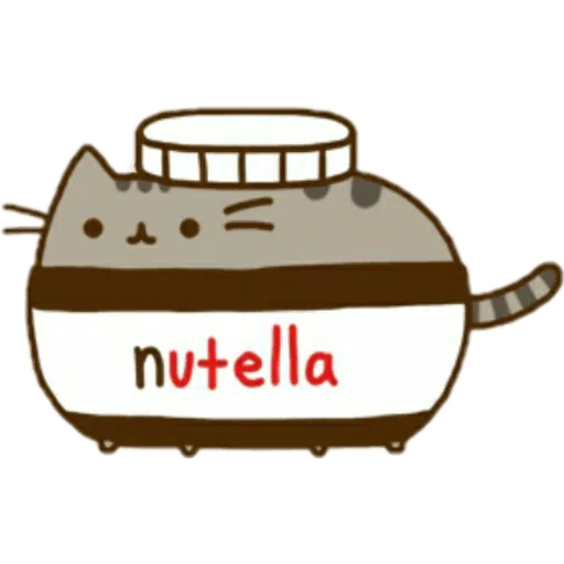 Pusheen Eating Pack - Sticker 24