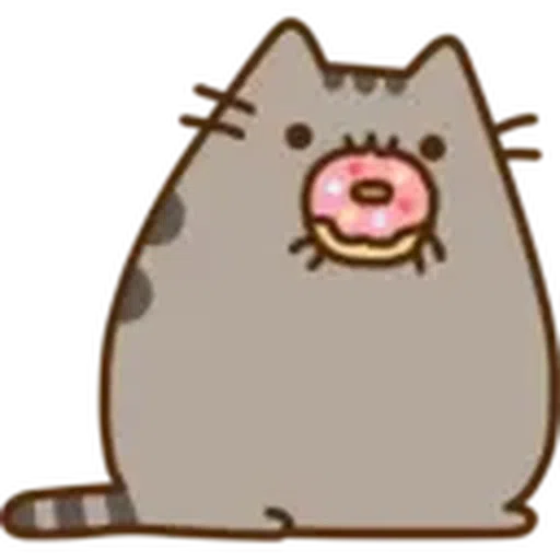 Pusheen Eating Pack - Sticker 12