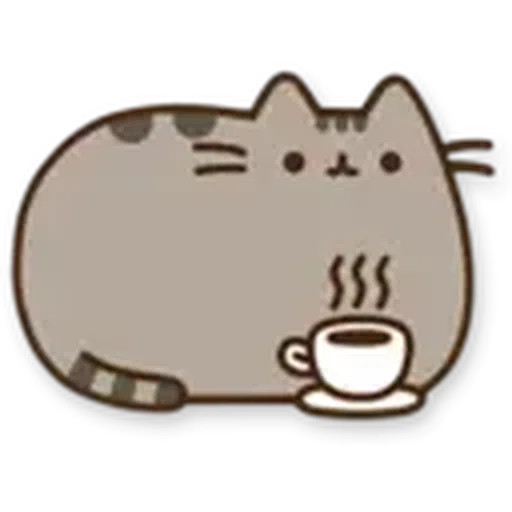 Pusheen Eating Pack - Sticker 9