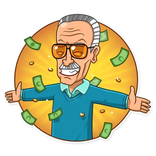 Stan Lee - Sticker 17