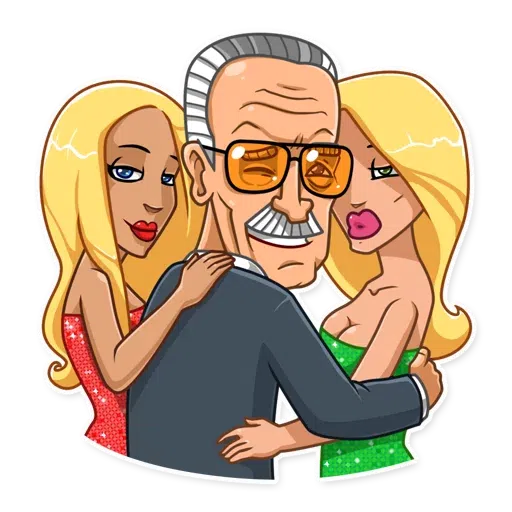 Stan Lee - Sticker 25