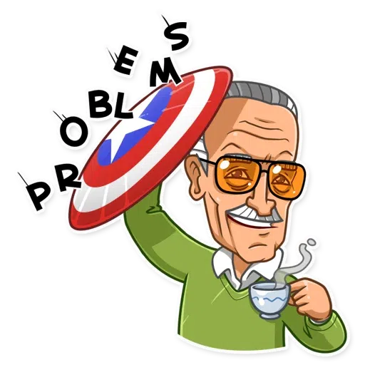 Stan Lee - Sticker 18