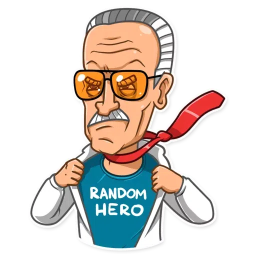 Stan Lee - Sticker 24