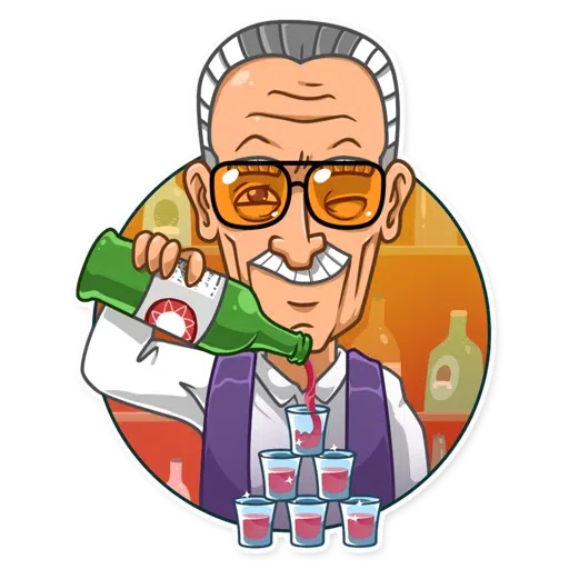 Stan Lee - Sticker 26