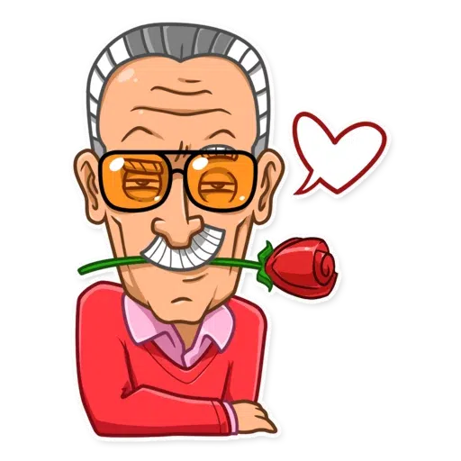 Stan Lee - Sticker 21