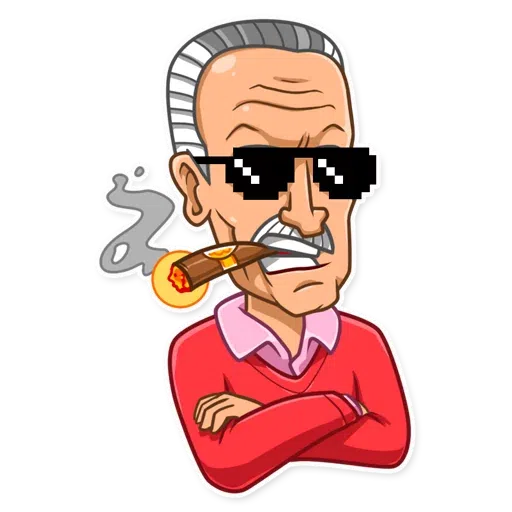 Stan Lee - Sticker 23