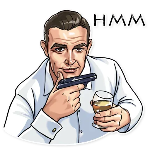 James Bond Whatsapp Stickers Stickers Cloud