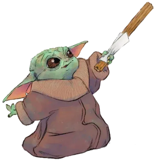 Baby Yoda by @ProjectEva - Sticker 18