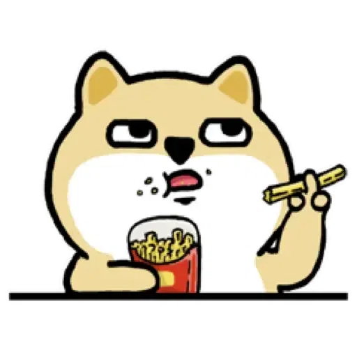 Fat dog - Sticker 21