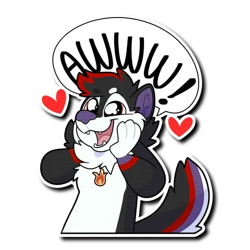 WolfyRed - Sticker 9